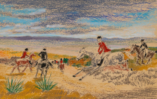 Beulah House Beardsley (1913-2001) artwork for sale. Untitled (Horse Riders), Drawing