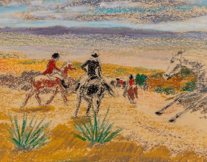 Untitled (Horse Riders), Drawing