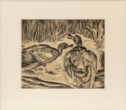 Conversation Piece, Drawing