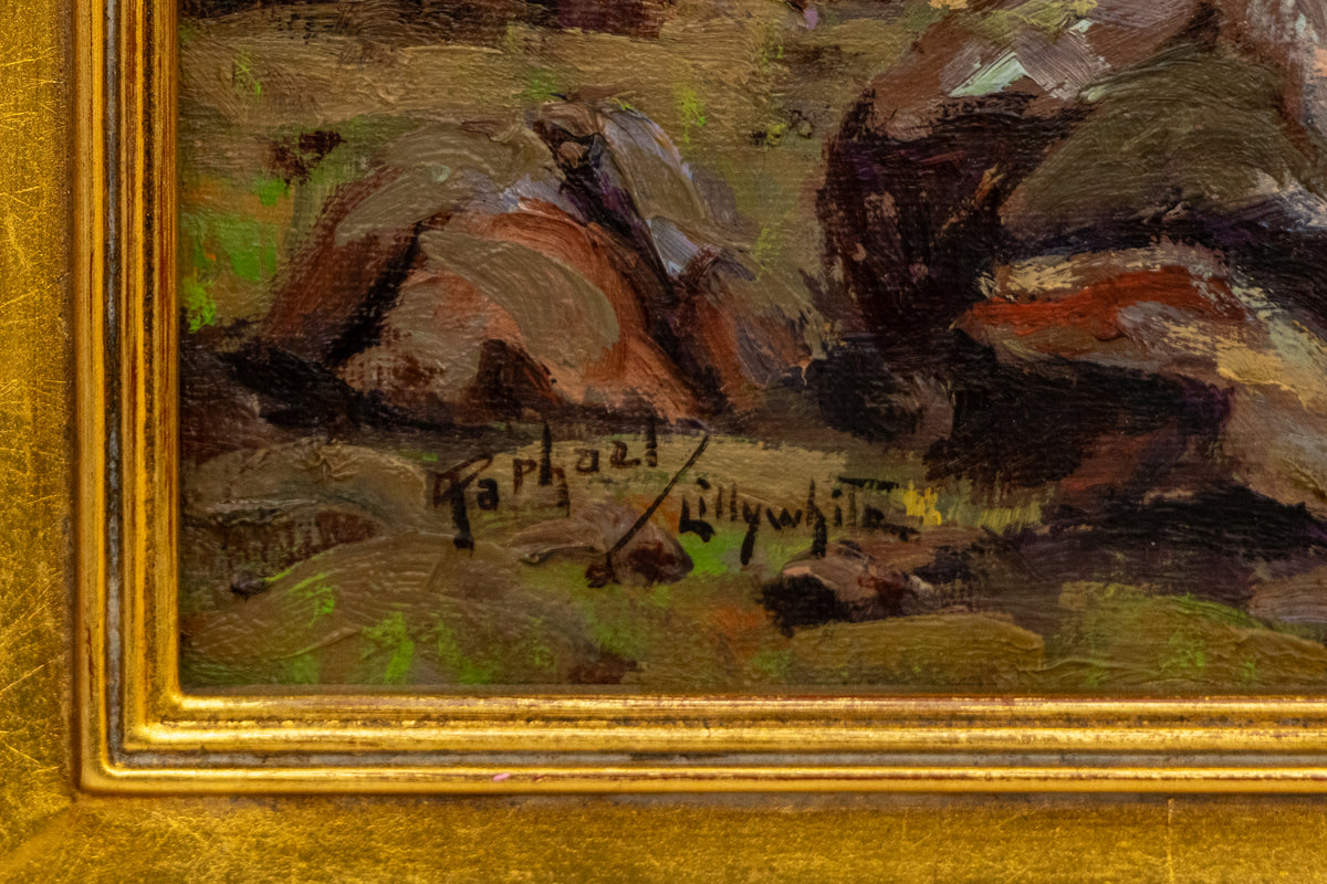 Colorado Landscape (Longs Peak in Autumn), Painting, circa 1920-1940