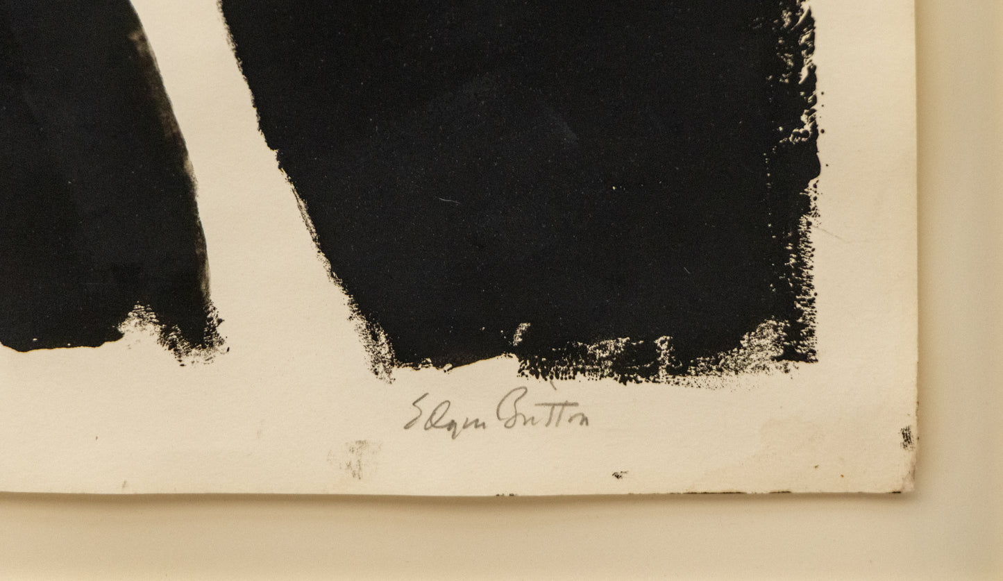 Bird #2 (White Dove on Black Field), Print, circa 1949