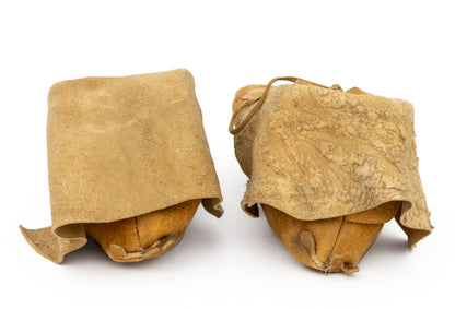 Pair of Plateau Embroidered Buckskin Moccasins, circa 1880