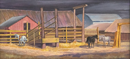 Logan Ranch (Larimer County, Colorado), Painting, circa 1970