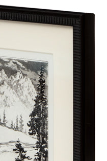 The Rockies (Snowy Mountain Landscape, Colorado), Print, circa 1930-1960