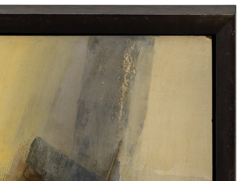 Untitled (Abstract with Red Flowers), Painting, circa 1970-1980