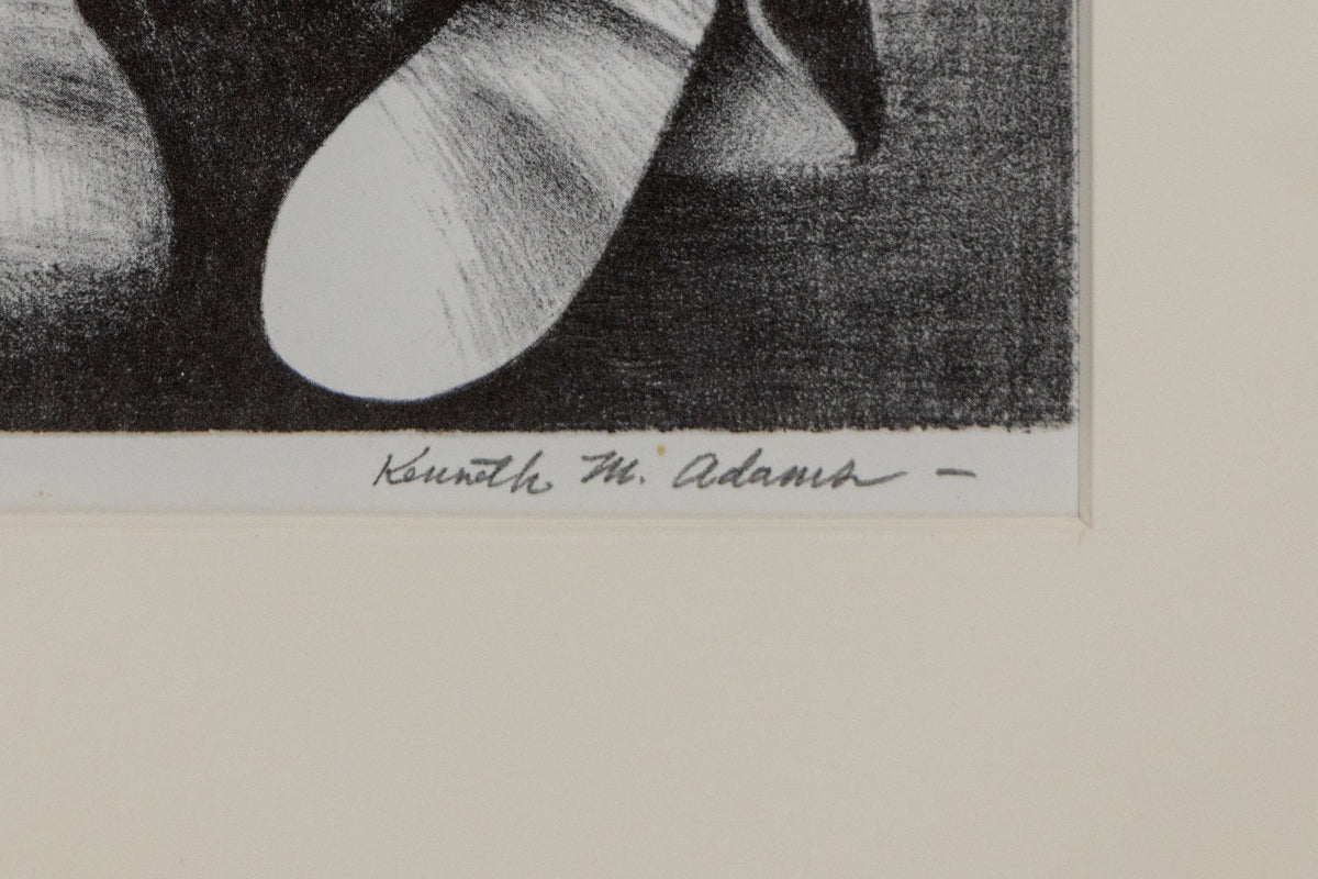 The Miner (Miner Tunneling with Pick Axe), Print, 1950