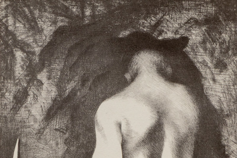 The Miner (Miner Tunneling with Pick Axe), Print, 1950