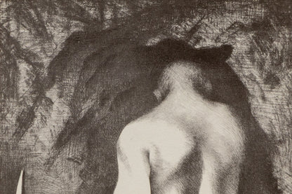 The Miner (Miner Tunneling with Pick Axe), Print, 1950