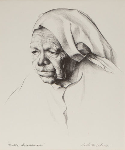 Dona Ascensione (Elderly Woman), Print, 1950