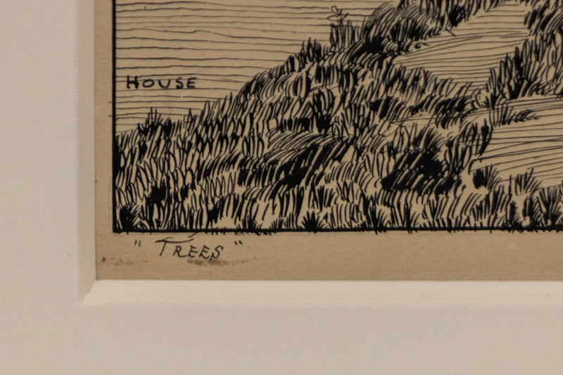 Trees, Painting, circa 1931
