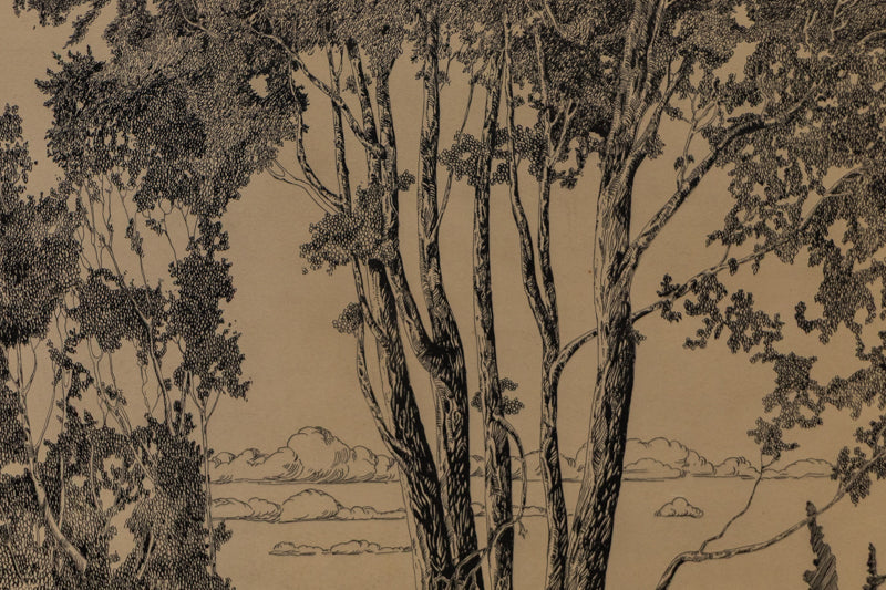 Trees, Painting, circa 1931