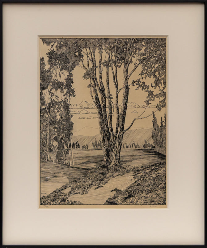 Trees, Painting, circa 1931