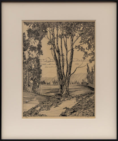 Trees, Painting, circa 1931