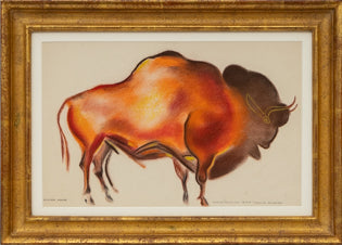 Bison (Cave at Altamira), Painting, circa 1931