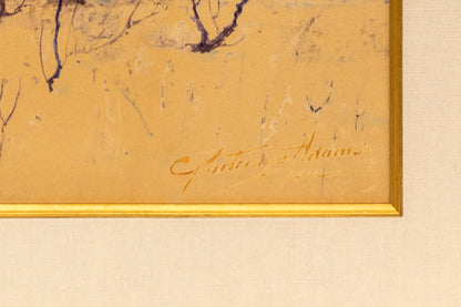 Untitled (Winter Trees), Painting