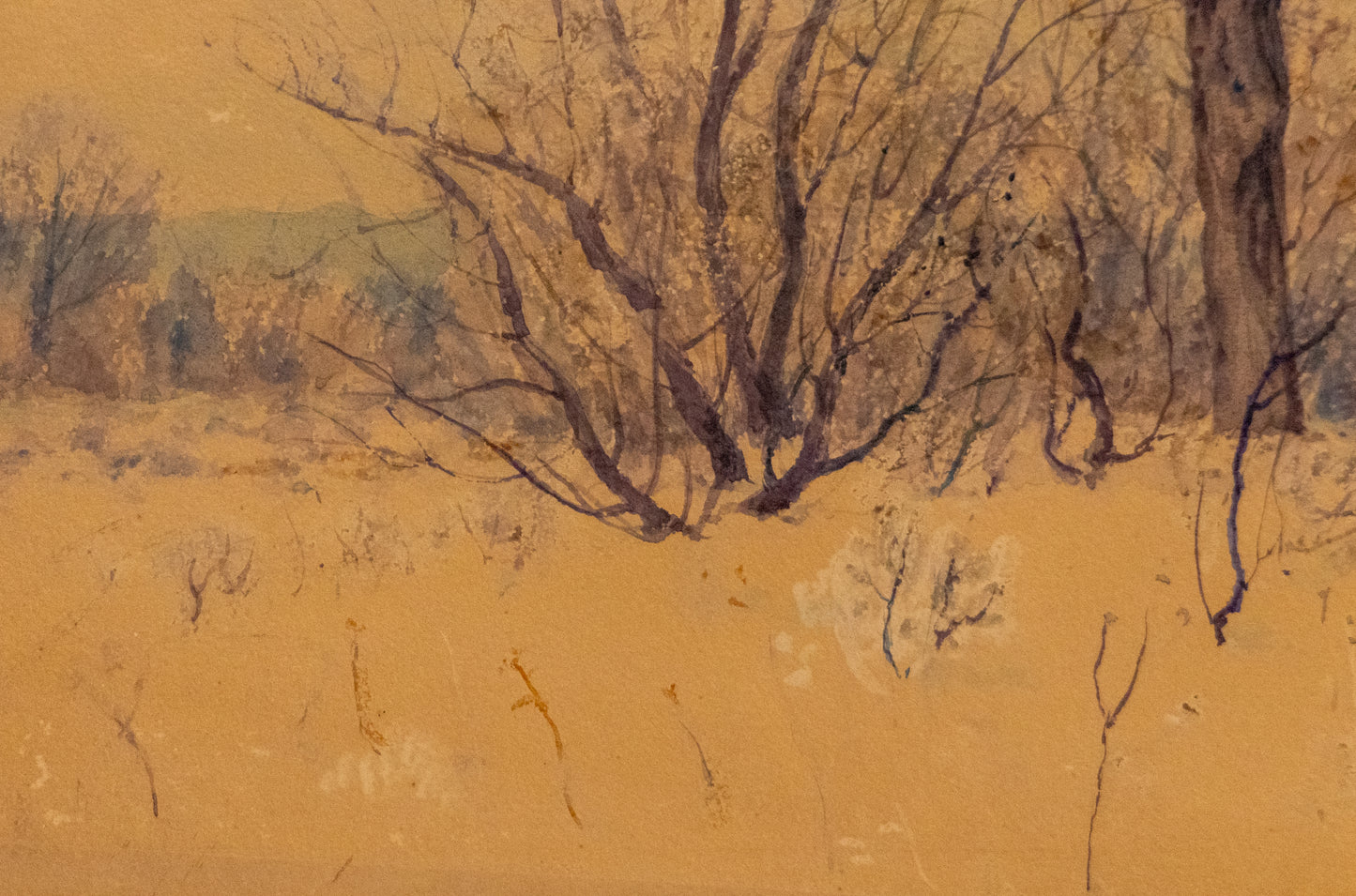 Untitled (Winter Trees), Painting