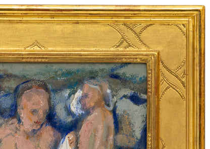 Three Bathers (Three Female Figures Bathing), Painting, circa 1940