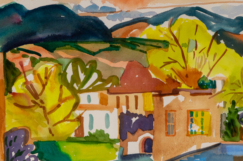 Santa Fe (New Mexico), Painting, dated 2005