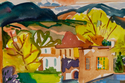 Santa Fe (New Mexico), Painting, dated 2005