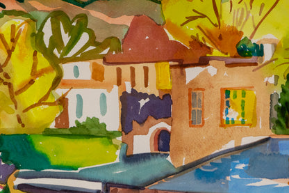 Santa Fe (New Mexico), Painting, dated 2005