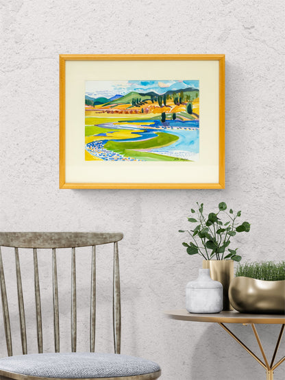 Deer Creek (Colorado), Painting, 1995