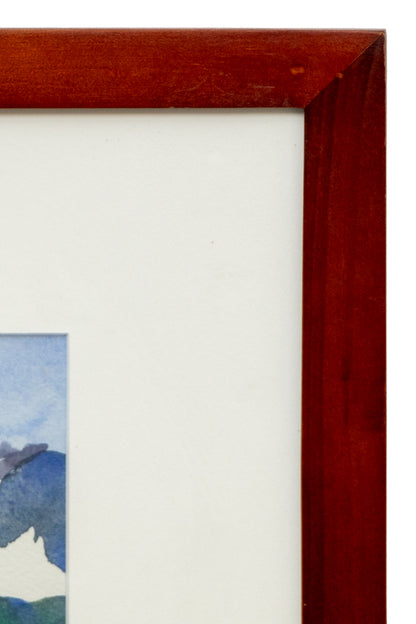 Lake Fucine, Julian Alps (Italy), Painting, dated 2001