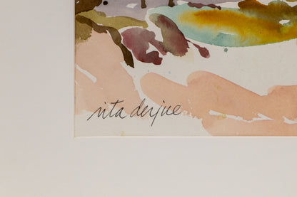 Kai Bae (Beach and Palm Trees in Kai Bae, Thailand), Painting