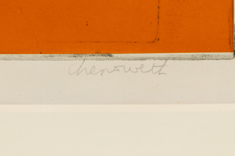 Homage to E.W. (Emerson Woelffer), Print