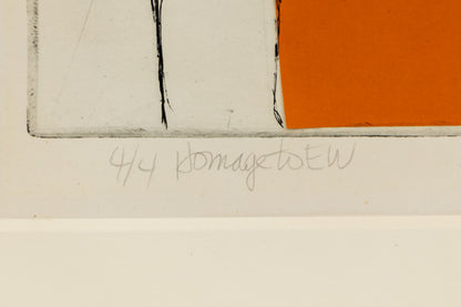 Homage to E.W. (Emerson Woelffer), Print