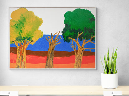 Untitled (Trees), Collage, 1980