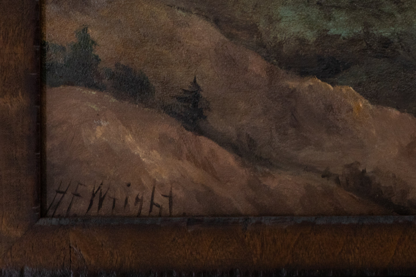 Pikes Peak (Mountain Landscape at Sunset), Painting, circa 1890