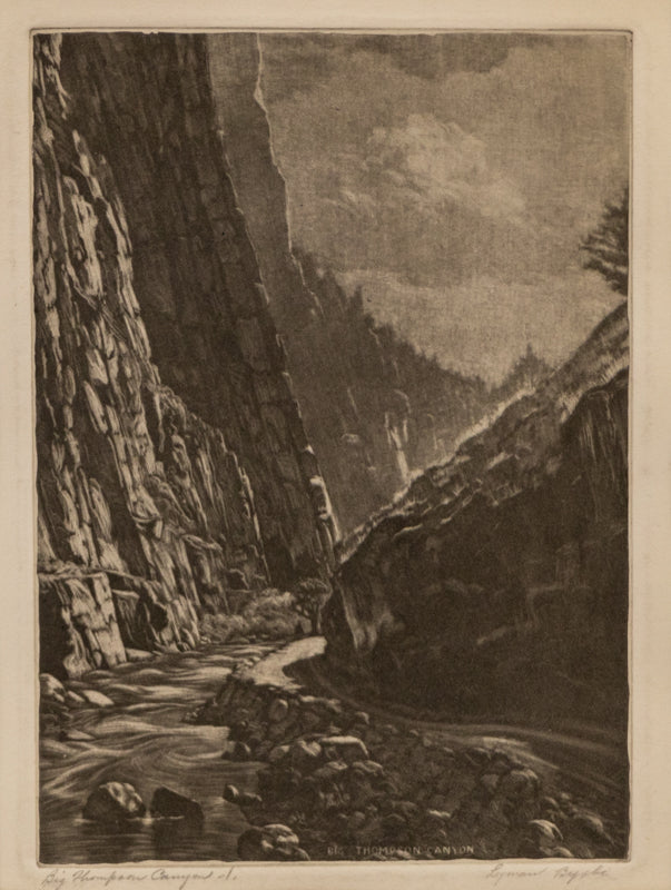 Lyman Byxbe (1886-1980) artwork for sale. Big Thompson Canyon 1/1, Print