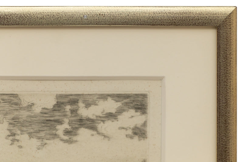 At Midnight, Print, dated 1987, Dale Chisman (1943-2008), vintage fine art, Vertical, Medium, Framed, lithograph, dated 1987, 1950-1999, 1980s, 20th CENTURY (1900-1999), Dale, Chisman, Abstract, 23 x 17 ½ inches