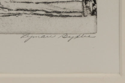 Winter (Snowy Landscape with Church and Aspens), Print, circa 1940