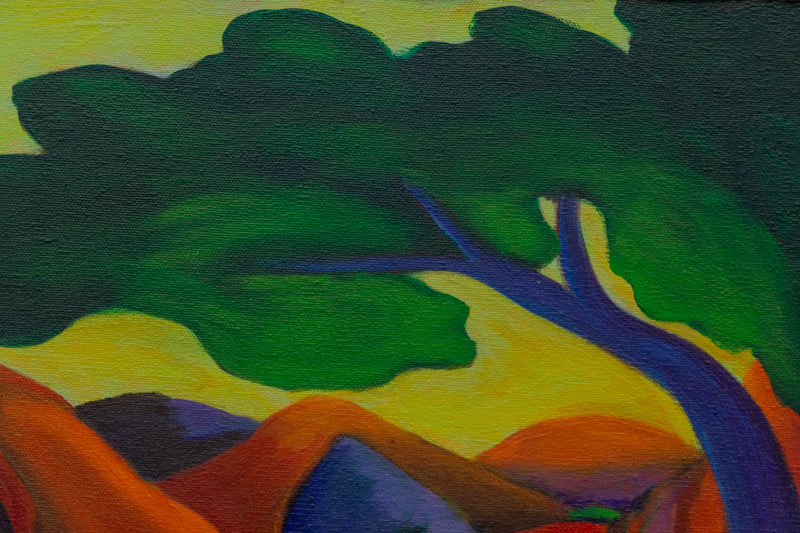 Pacheco Canyon, Santa Fe (New Mexico Landscape), Painting, 1988