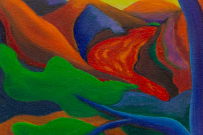 Pacheco Canyon, Santa Fe (New Mexico Landscape), Painting, 1988
