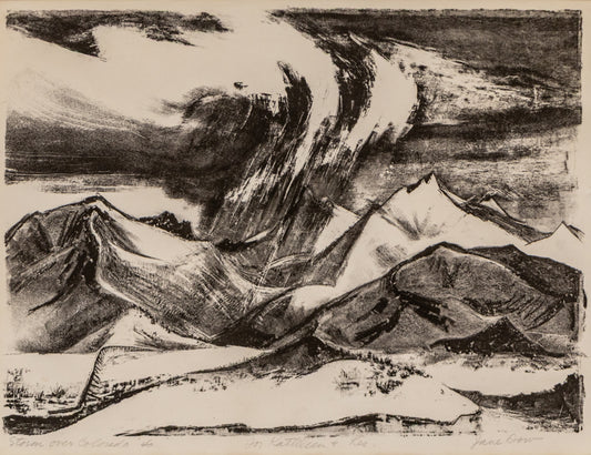 Storm Over Colorado, Print, 1945