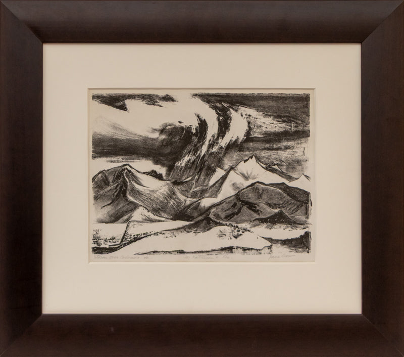 Storm Over Colorado, Print, 1945