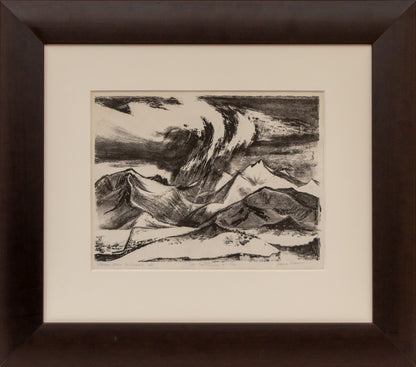 Storm Over Colorado, Print, 1945