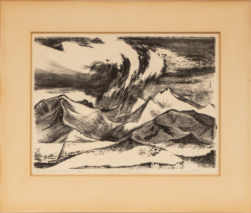 Storm Over Colorado, Print, 1945