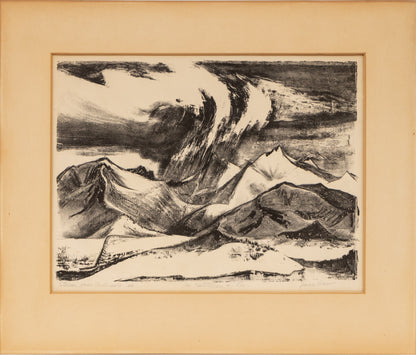 Storm Over Colorado, Print, 1945