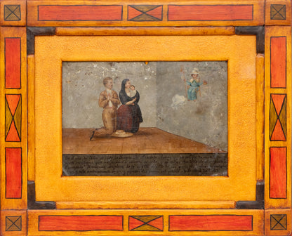 Ex Voto; Miraculous Intervention of a Difficult Pregnacy, Retablo, circa 1869