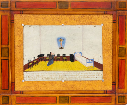 Ex Voto; Holy Tribute for the Return to Good Health, Retablo, dated 1922