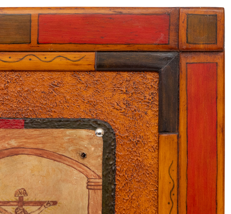 Ex Voto; Holy Tribute for Saving a Brother, Retablo, circa 1925