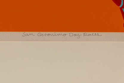 San Geronimo Day Races 62/100, Print
