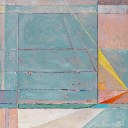 Sideboards & Sails (Abstract from the Aegean Series), Painting, dated 1986