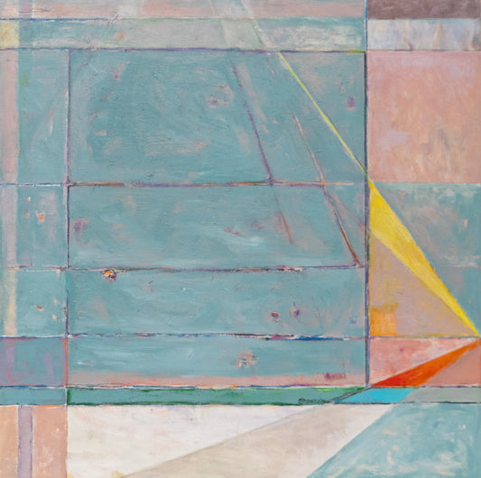Sideboards & Sails (Abstract from the Aegean Series), Painting, dated 1986