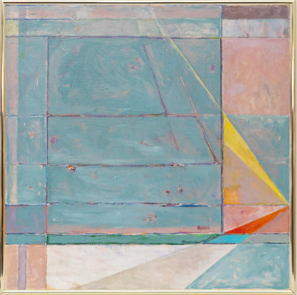 Sideboards & Sails (Abstract from the Aegean Series), Painting, dated 1986
