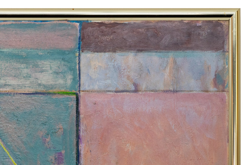 Sideboards & Sails (Abstract from the Aegean Series), Painting, dated 1986