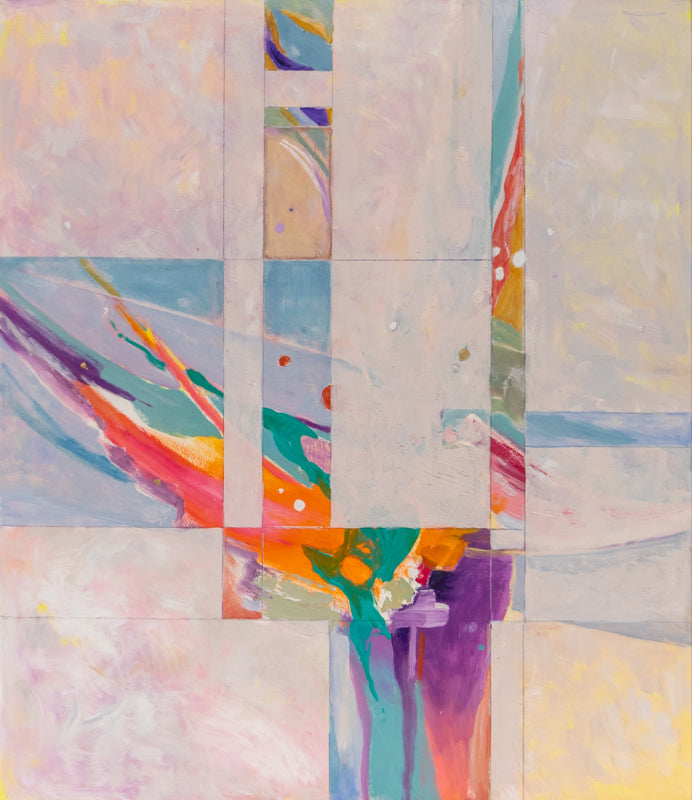 Colorado Wind (Abstract), Painting, dated 1988